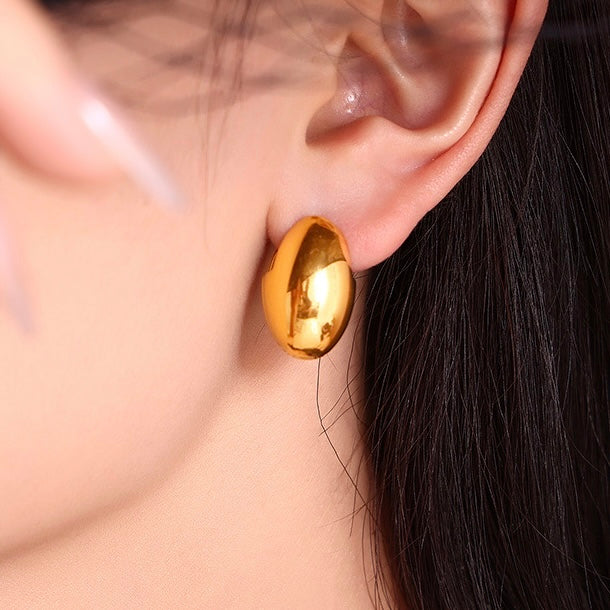 Aretes dorado gota