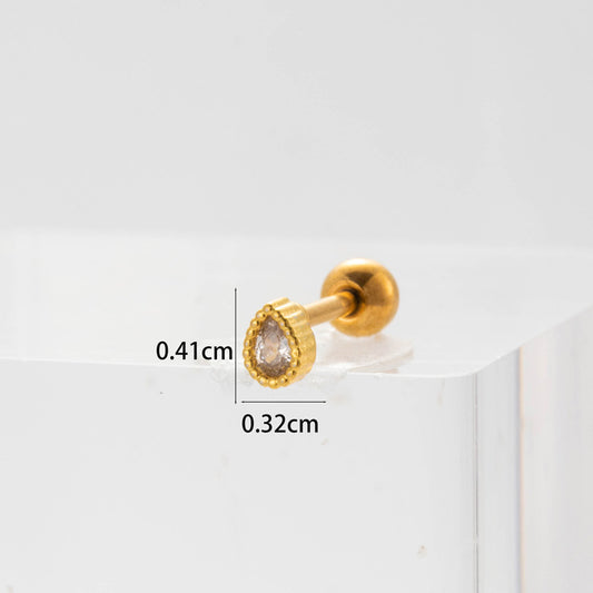 broquel gota dorado diamantes
