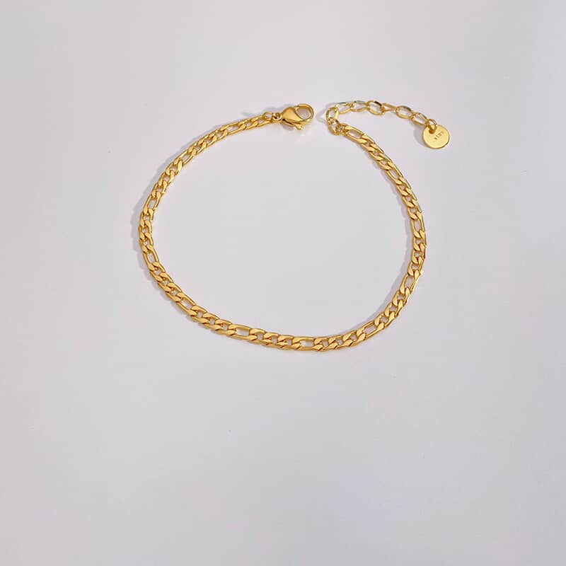 Pulso grueso figaro dorado