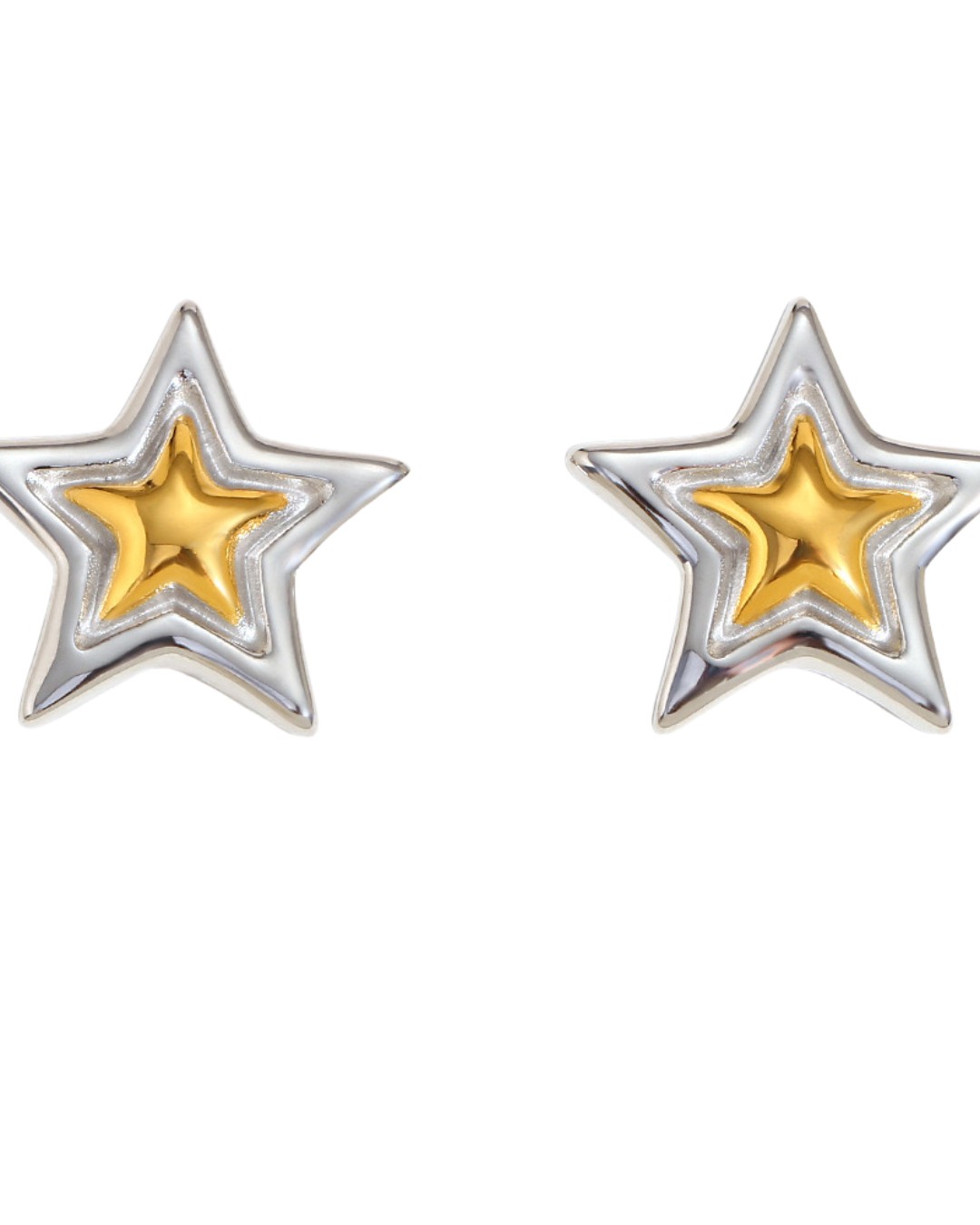 Aretes bicolor estrella