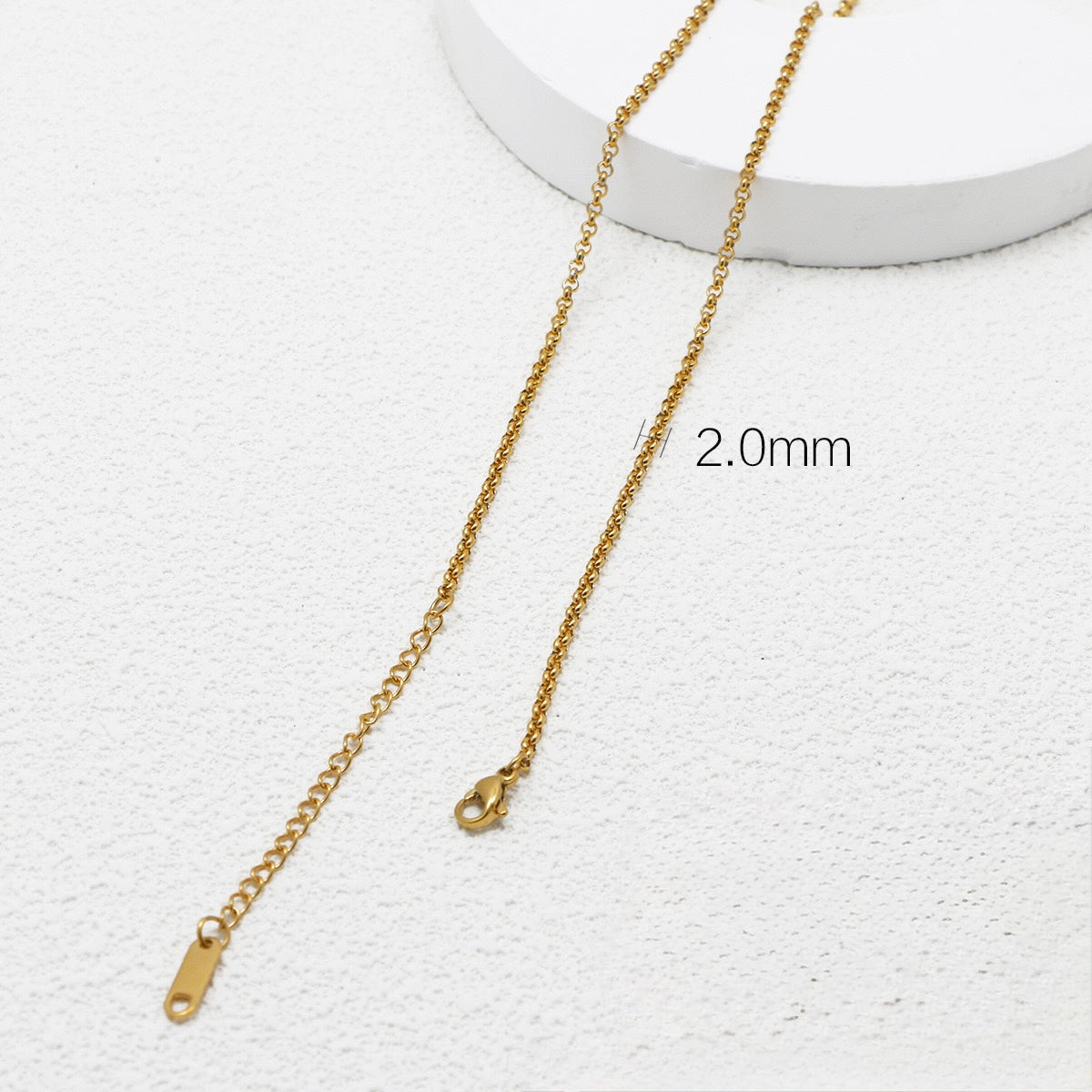 Cadena perlas doradas mini 2mm