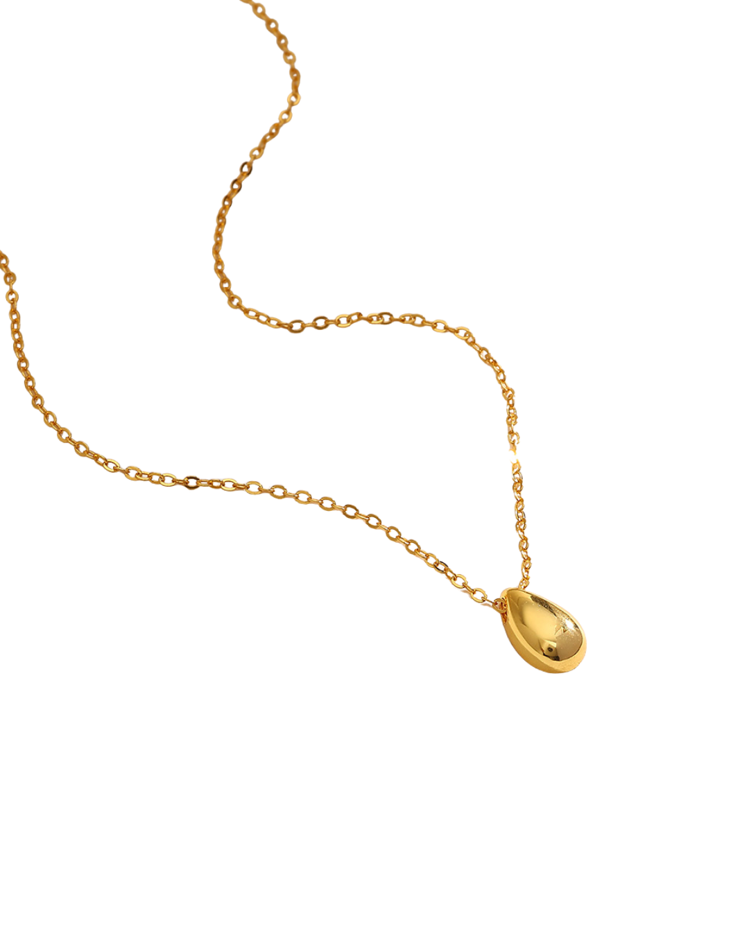 Cadena con mini gota plata 925