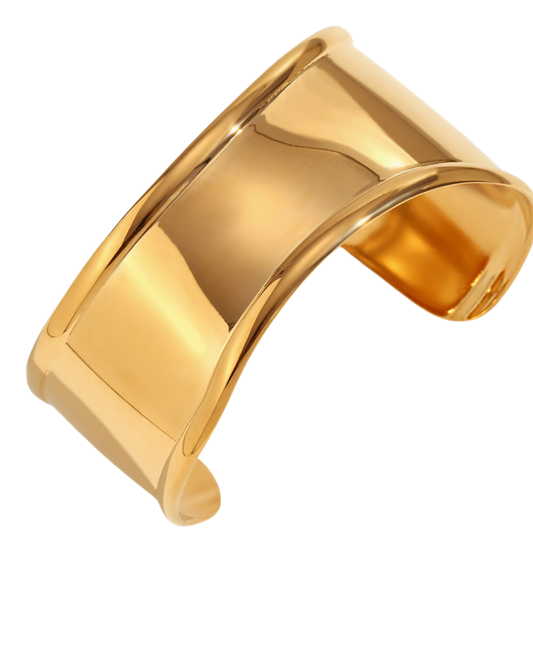 Pulsera súper chunky lisa