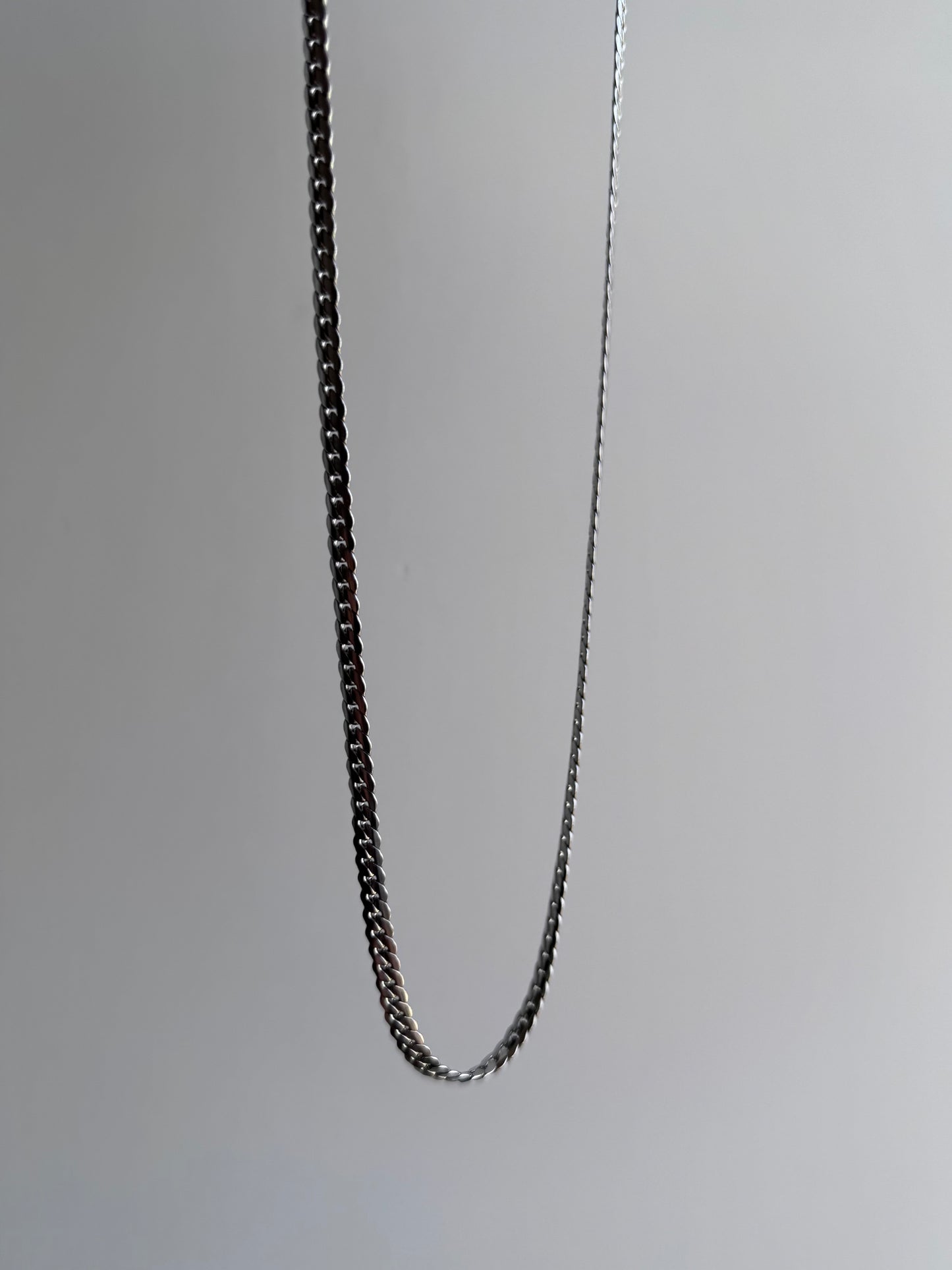 Cadena punk plateada