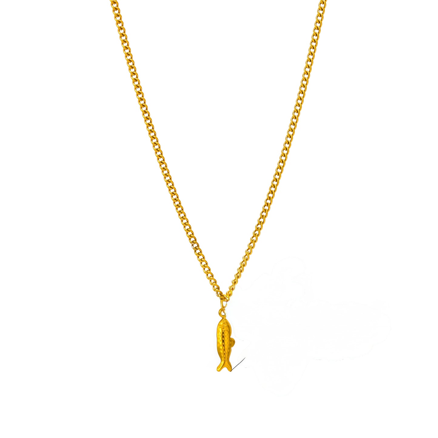 Cadena pequeña con pez dorado