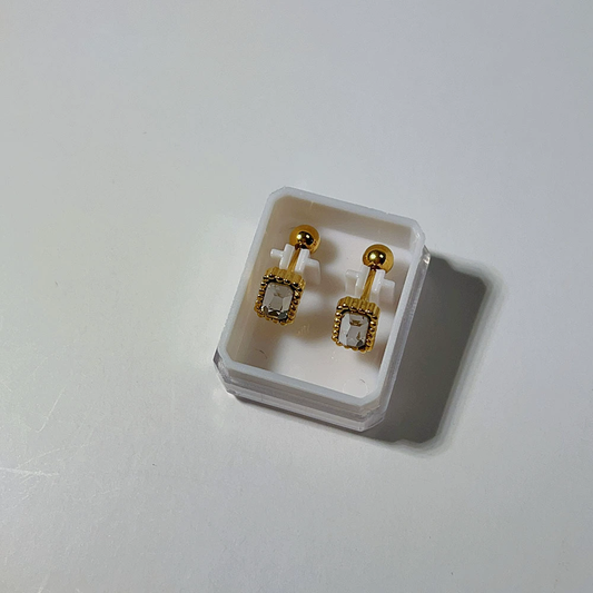 Mini par broquel diamante