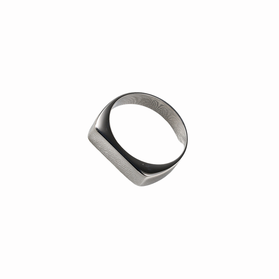 Anillo plata simple hombre