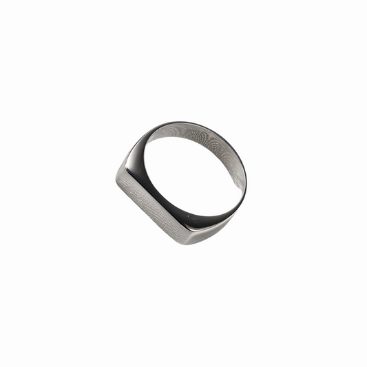 Anillo plata simple hombre