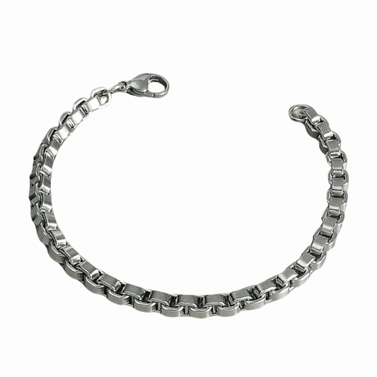 Pulsera gruesa entrelazada hombre